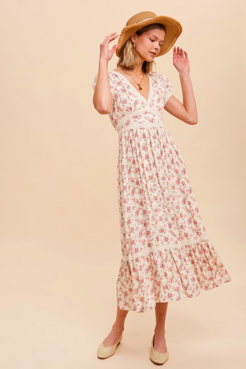 Floral Print Maxi Dress