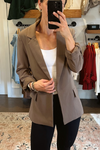 Truffle Boyfriend Blazer
