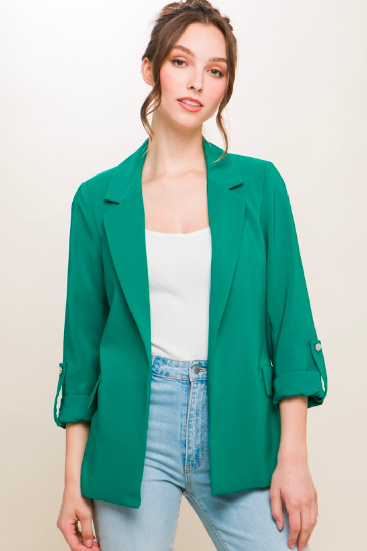 Emerald Boyfriend Blazer