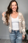 Embroidered Floral Cardigan