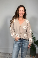 Embroidered Floral Cardigan