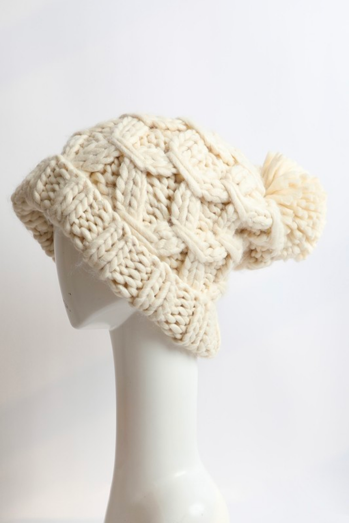 Oversized Chunky Knit Beanie