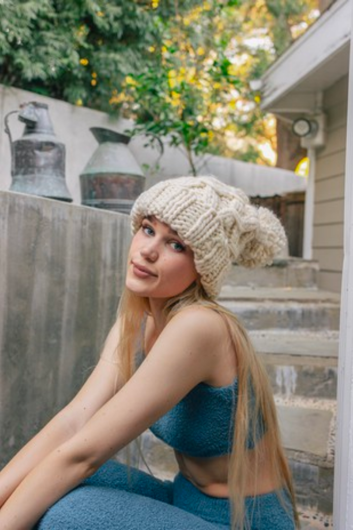 Oversized Chunky Knit Beanie