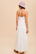 Embroidered Tiered Maxi Dress