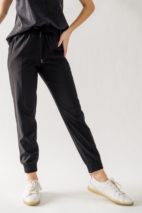 Black Essential Athliesure Joggers