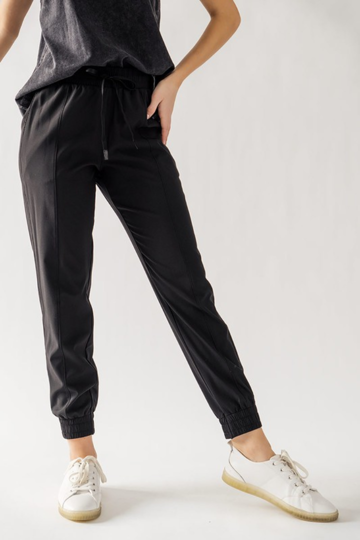 Black Essential Athliesure Joggers