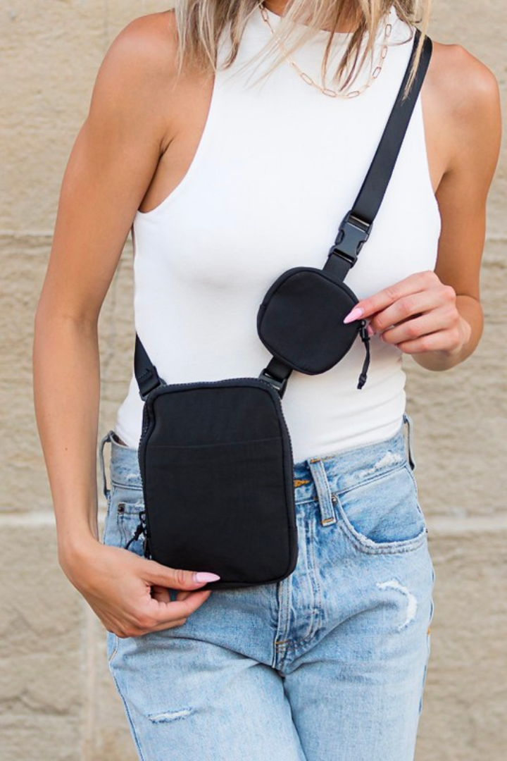 Eva Nylon Crossbody with Coin Purse