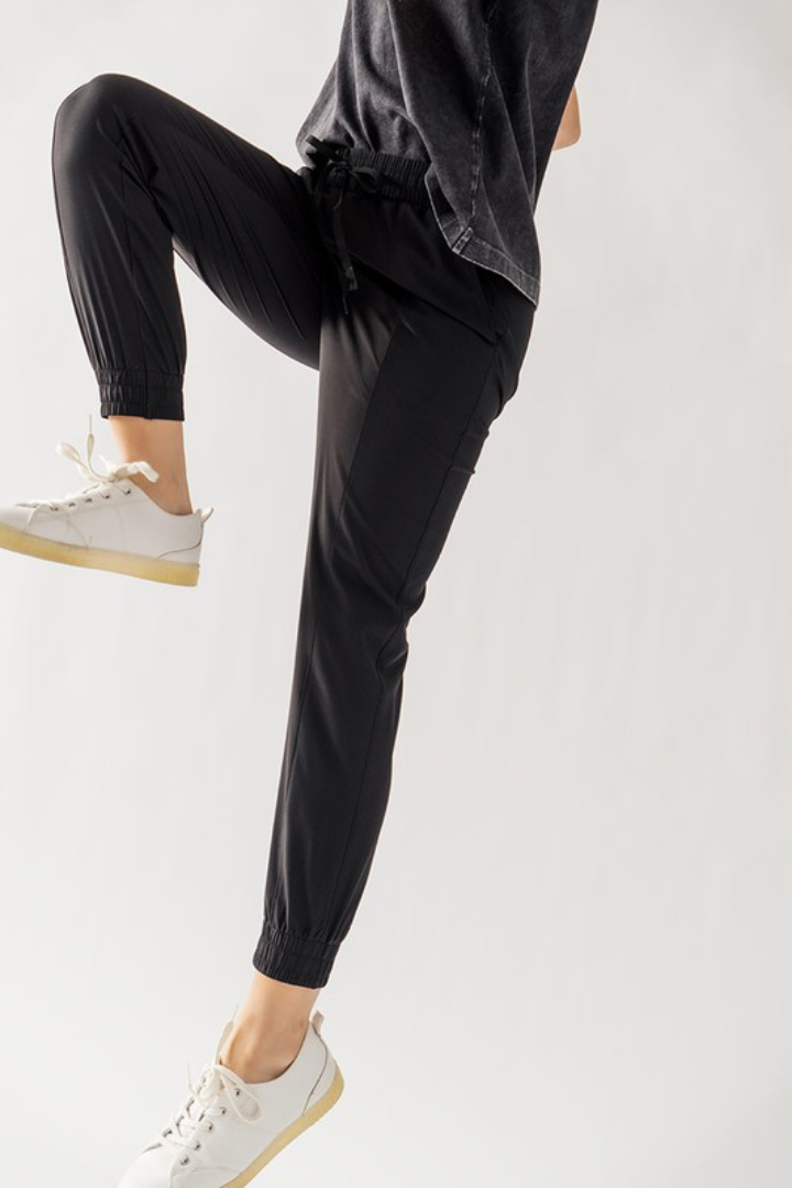 Black Essential Athliesure Joggers