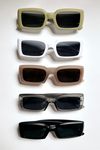 Acetate Rectangle Fashion Sunglasses