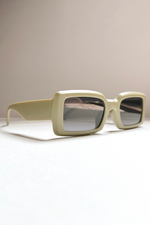 Acetate Rectangle Fashion Sunglasses