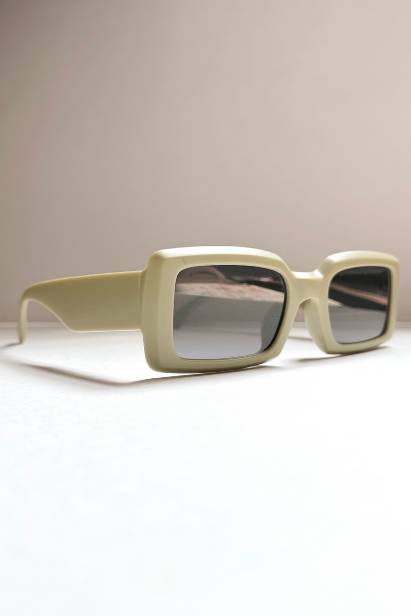 Acetate Rectangle Fashion Sunglasses