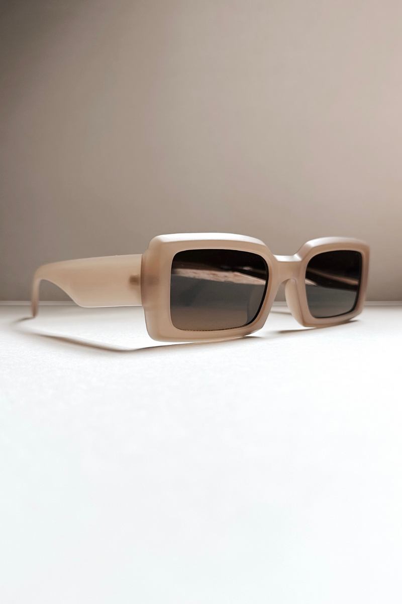 Acetate Rectangle Fashion Sunglasses