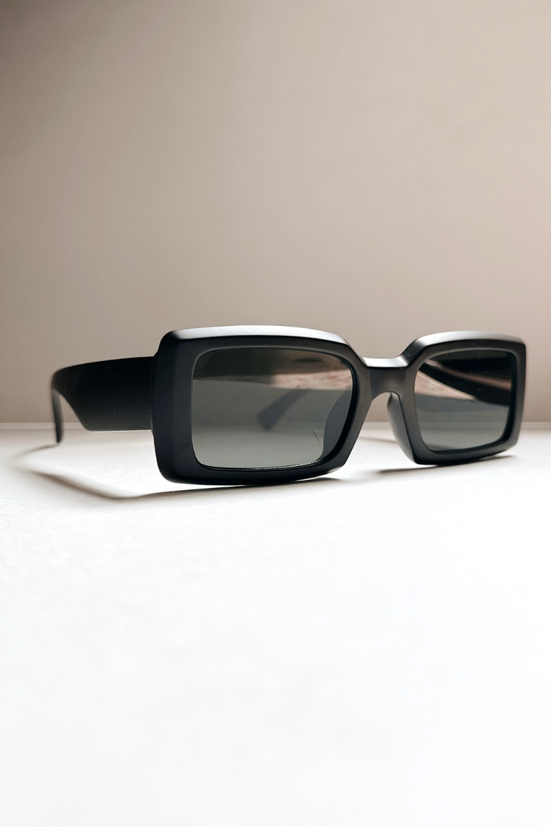 Acetate Rectangle Fashion Sunglasses