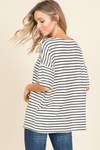 Striped Long Tee
