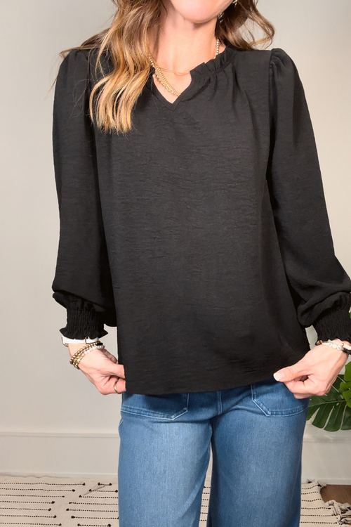 Black Long Sleeve Blouse