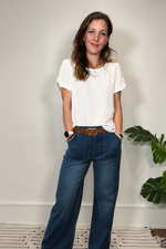 Ivory Short Sleeve Blouse