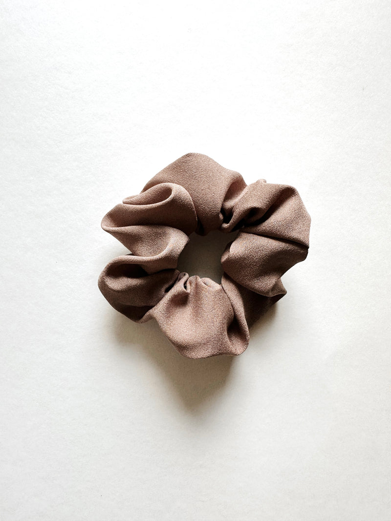 Taupe Large Sheer Scrunchie