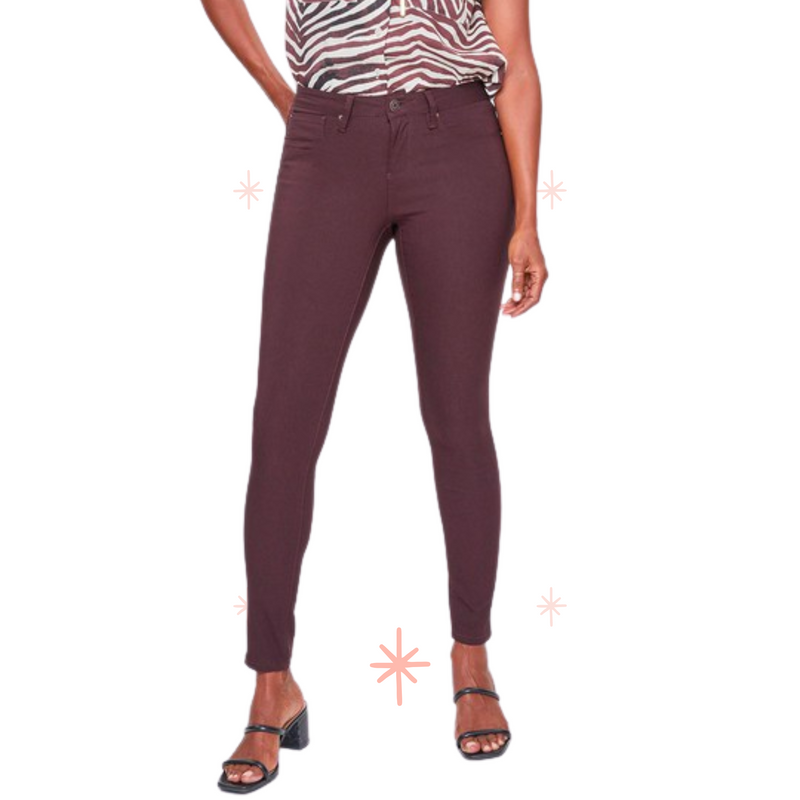 Dark Berry Stretch Jeggings