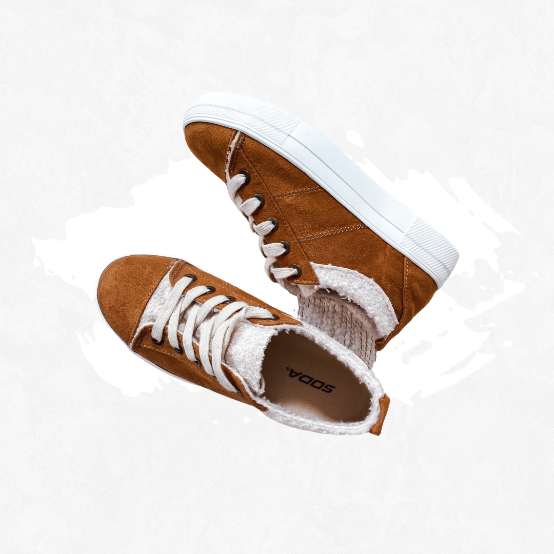 SODA Lace up Sneaker - Tan