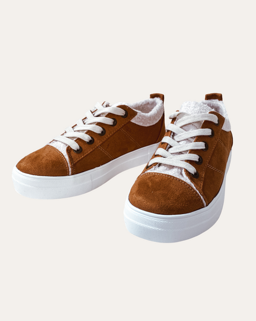 SODA Lace up Sneaker - Tan